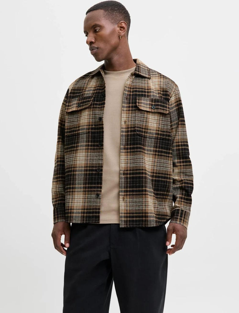JACK AND JONES JJCARTER CHECK OVERSHIRT LS