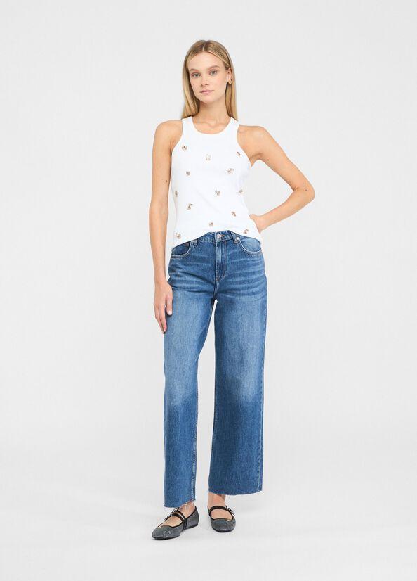 LIU JO PANT. BONE WIDE LEG L.W.