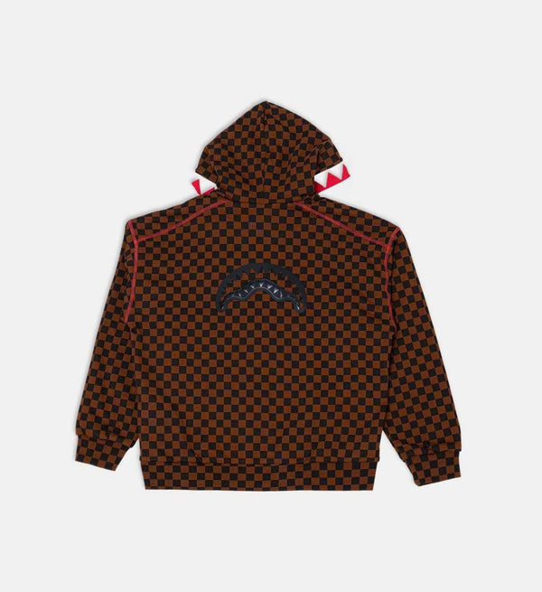 SPRAYGROUND TAKEOVER THE THRONE CHECKERED FULL-ZIP