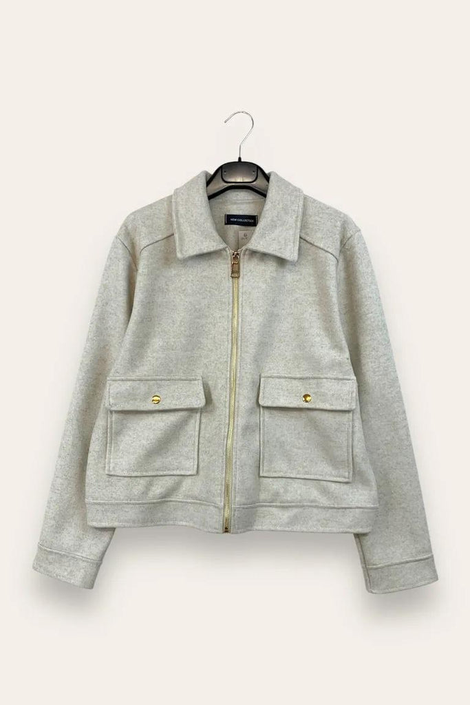 LOVEme Bomber con zip e tasche frontali