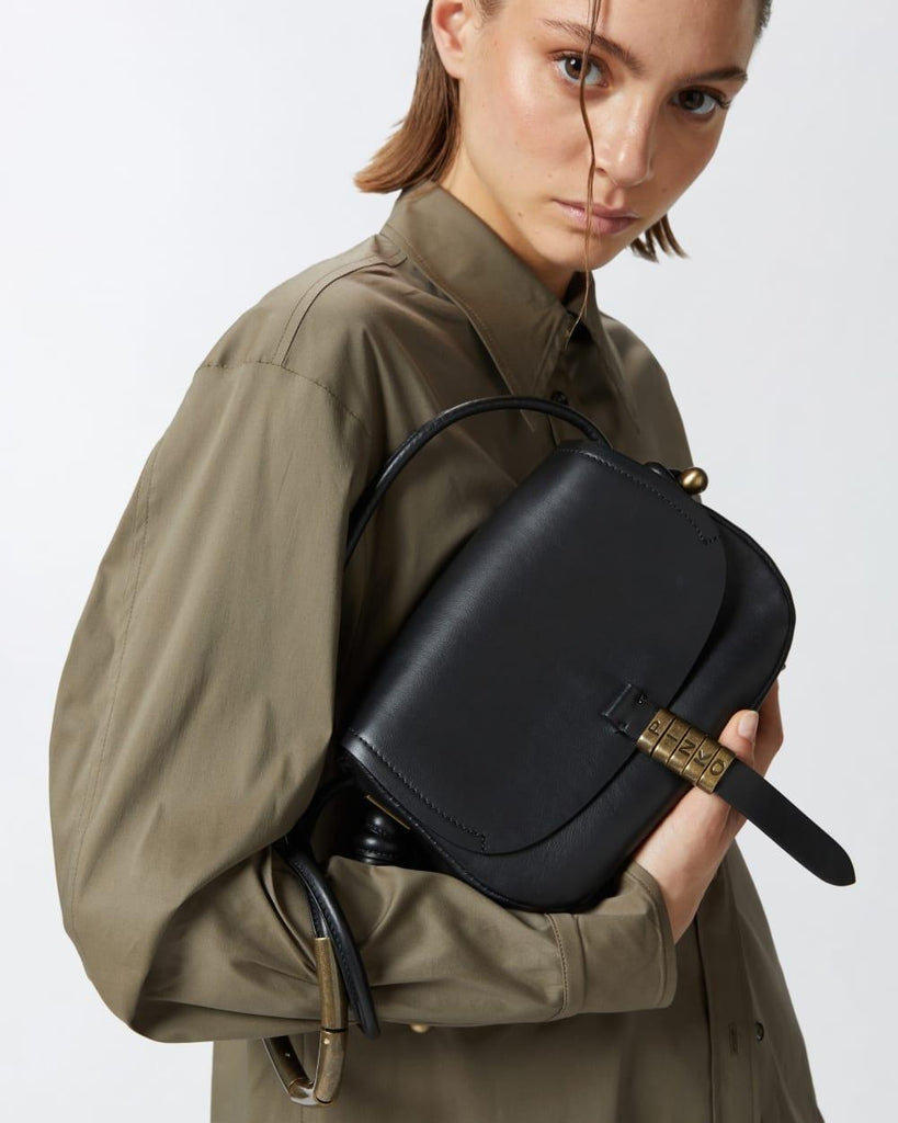 PINKO SADDLE MINI VITELLO MORBIDO