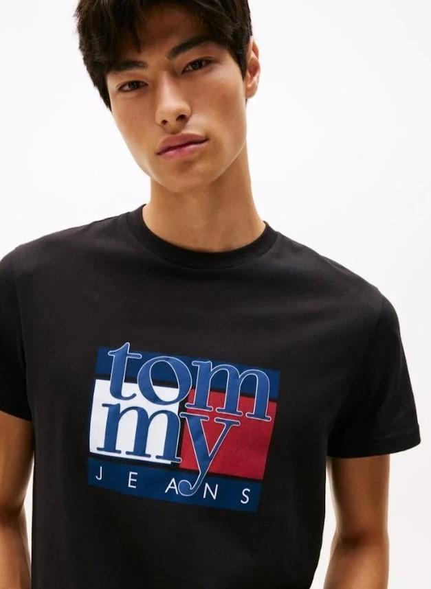 TOMMY JEANS TJM SLIM RWB FLAG TE