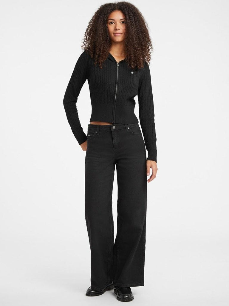 GUESS GJ LS CABLE HOODIE CARDI