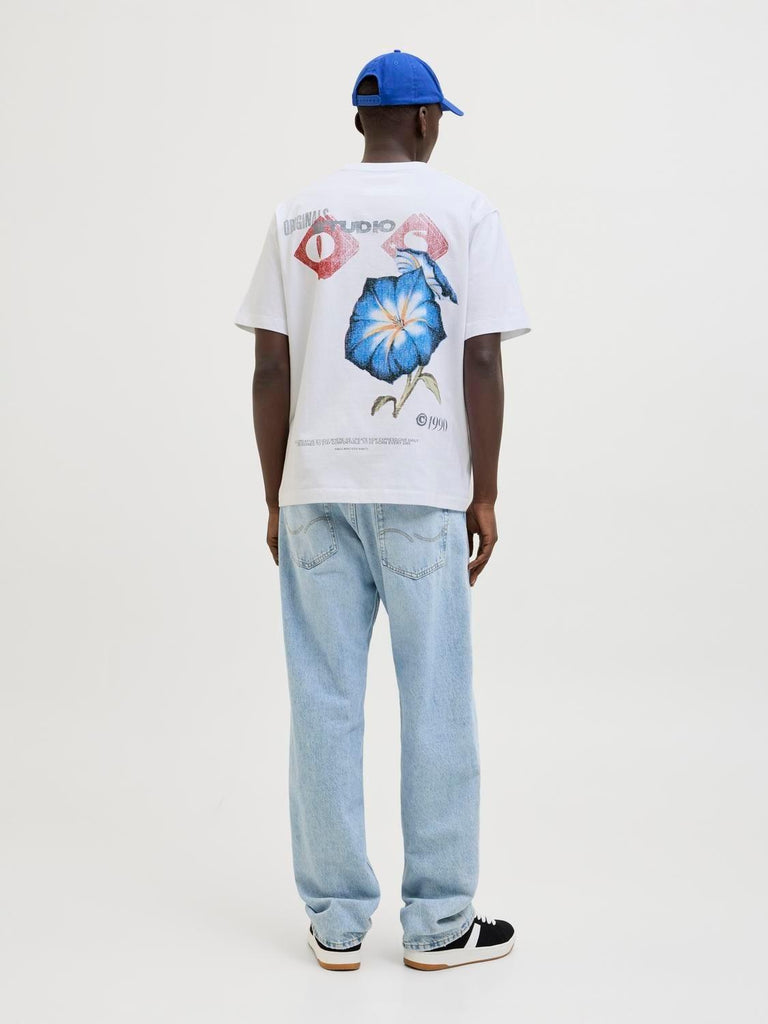 JACK AND JONES JORRETIRO BACK TEE SS CREW NECK SE25