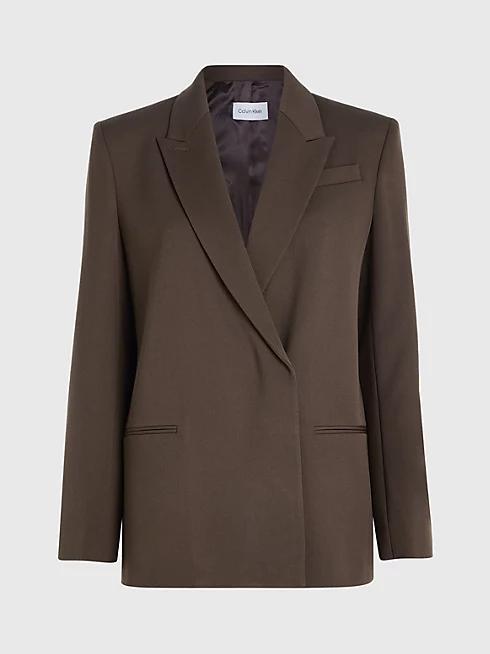 CALVIN KLEIN WOOL TWILL BLAZER