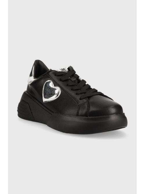 LOVE MOSCHINO SNEAKERD.STAR50 VIT.BIAN/SP.PU ARGE