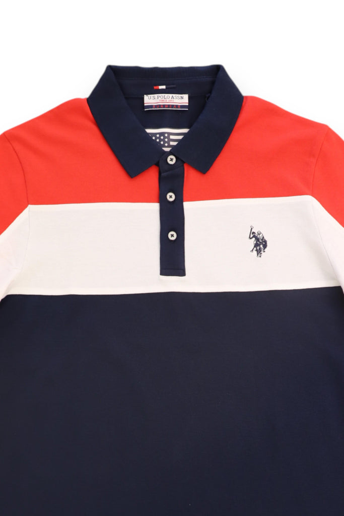 U.S. POLO ASSN.U ALPH-POLO SS TRICOLOR