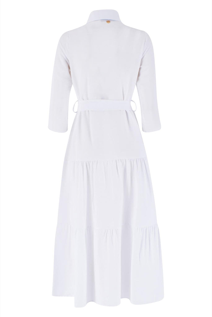 YES ZEE ABITO DONNA CHEMISIER CON CINTURA