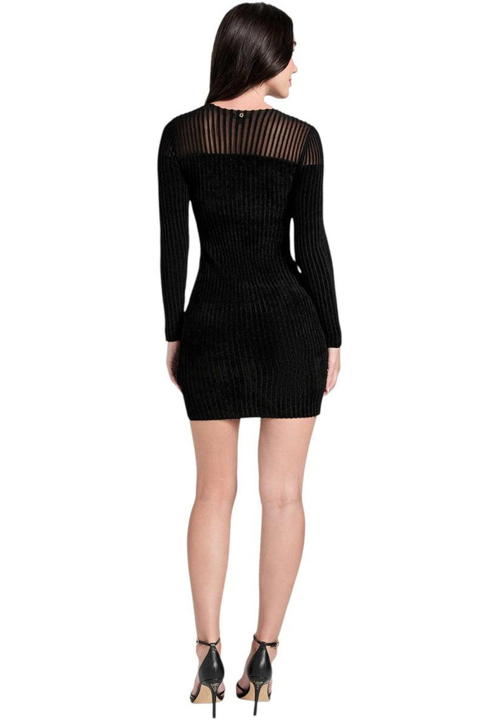 GUESS LS CN ROWENA RIB CHENILLE DRS