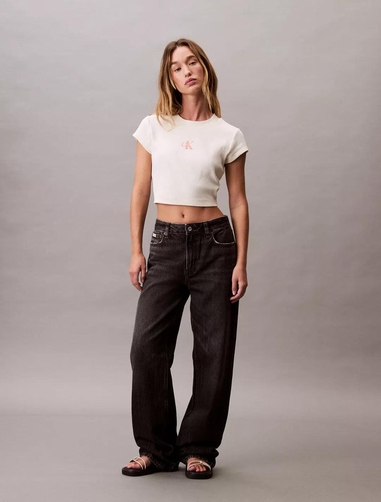 CALVIN KLEIN JEANS A- MONOGRAM BABY TEE
