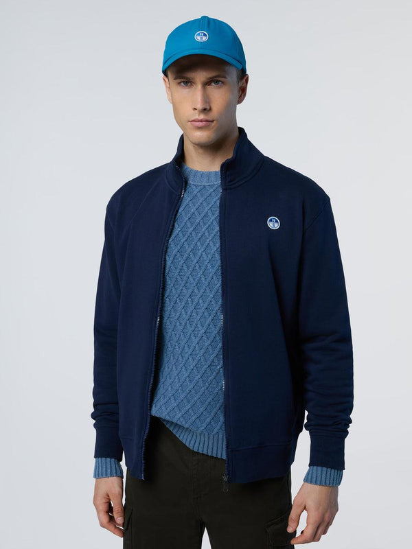 NORTH SAILS FULL ZIP  SWEATSHIRT W/LOGO
