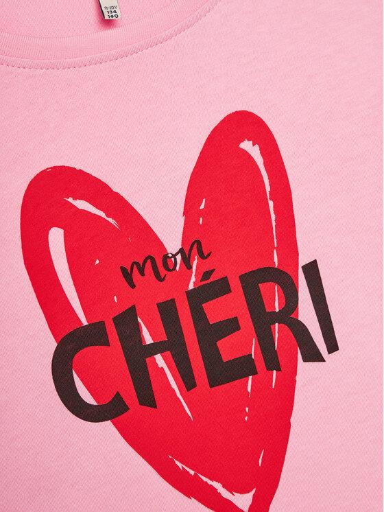 ONLY KIDS KOGLOOVI REG S/S VALENTINE TOP BOX JRS