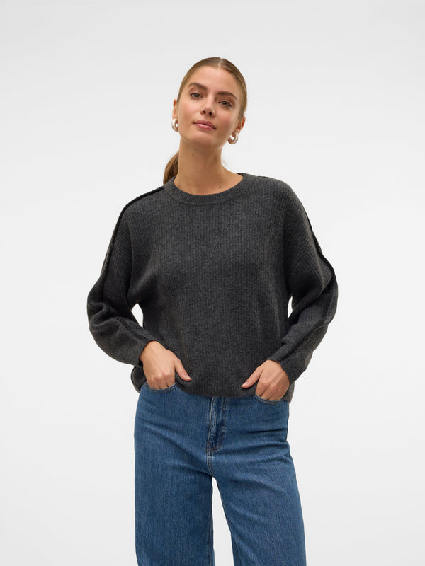 VERO MODA VMZORA LS O-NECK PULLOVER GA