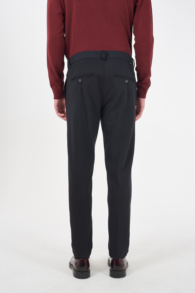 YES ZEE PANTALONE UOMO, COULISSE + ELASTICO, PINCES