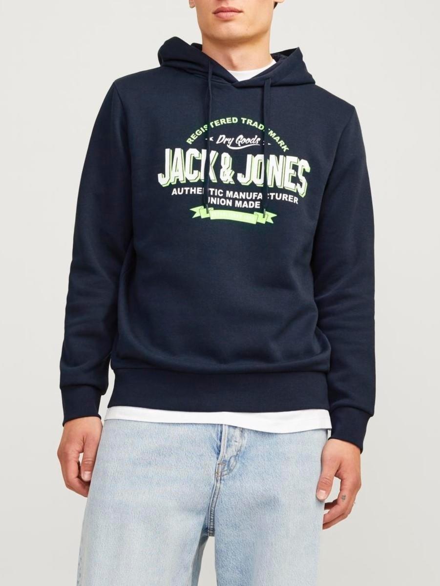 JACK AND JONES JJELOGO SWEAT HOOD 2 COL 24/25 NOOS