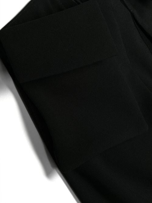 ELISABETTA FRANCHI La Mia Bambina PANTALONE CROPPED CON TASCHE E CHARM GA85 NERO