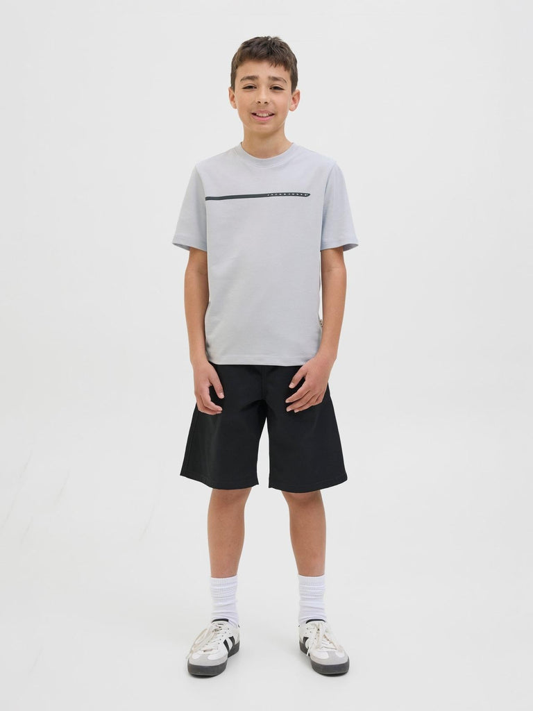 JACK JONES KIDS JCOFUSION FULL BRANDING TEE SS CRE JNR