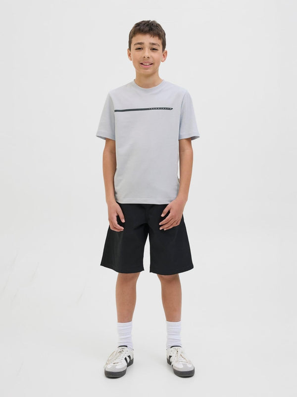 JACK JONES KIDS JCOFUSION FULL BRANDING TEE SS CRE JNR