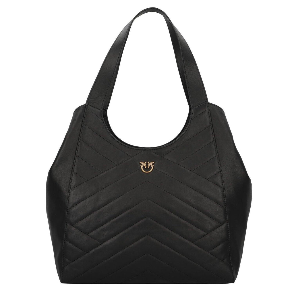 PINKO TOTE BAG VITELLO FIORE PUZZLE