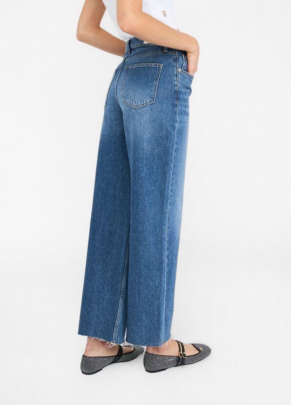 LIU JO PANT. BONE WIDE LEG L.W.