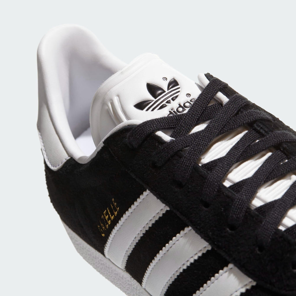 ADIDAS ORIGINALS GAZELLE             CBLACK/WHITE/GOLDMT