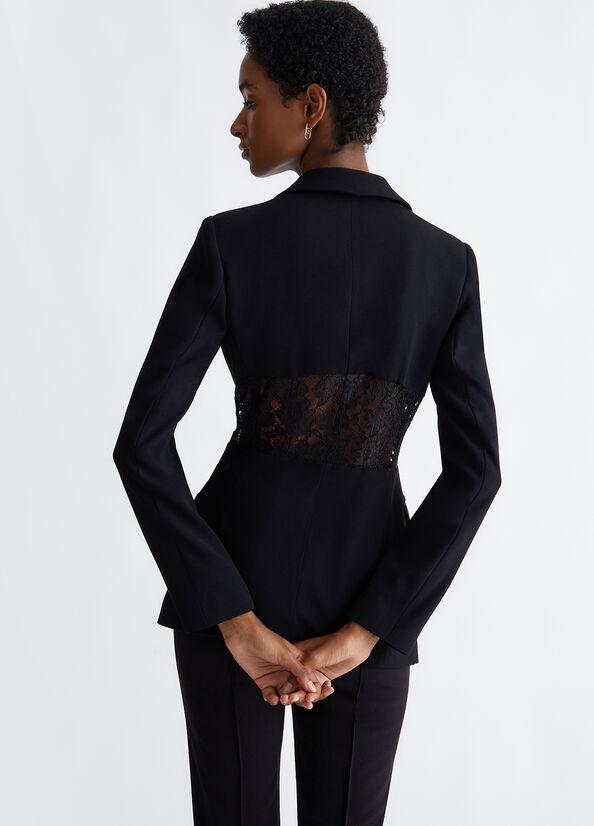 LIU JO GIACCA CUT-OUT C/PIZZO