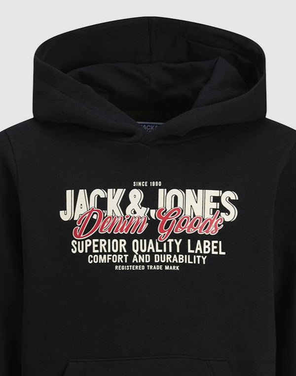 JACK JONES KIDS JJELOGO SWEAT HOOD 2 COL 25/26 NOOS JNR