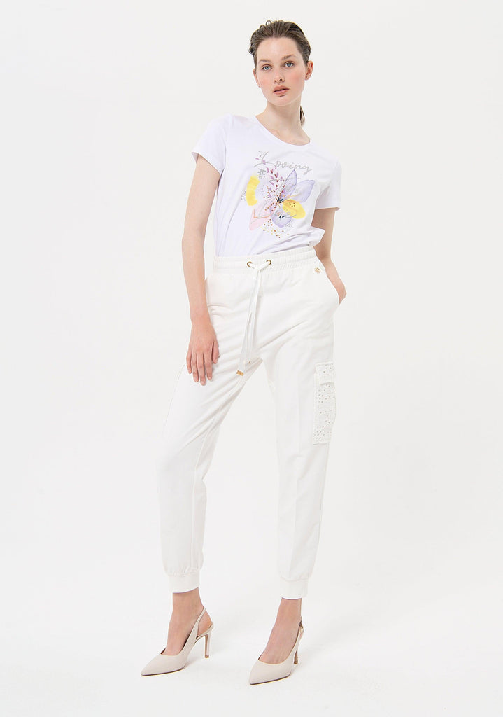 FRACOMINA SWEATER PANTS CREAM