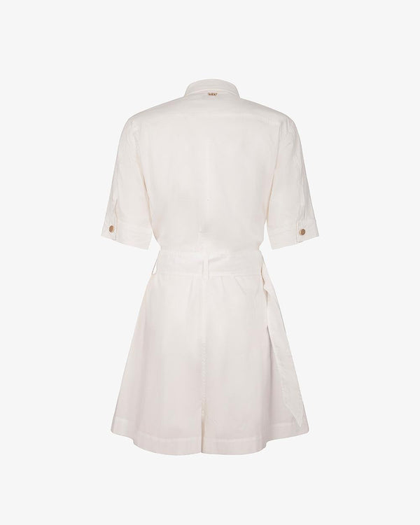 MARKUP TUTA CORTA CON CINTURA IN POPE