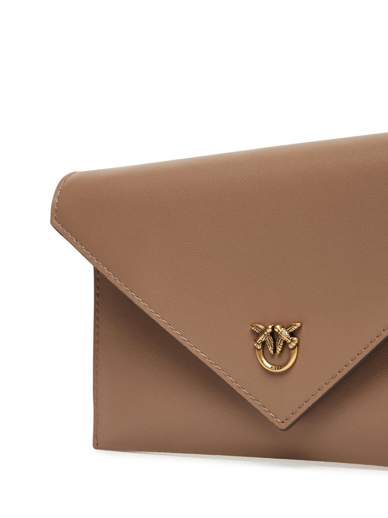 PINKO FLAT PURSE MINI VITELLO SETA