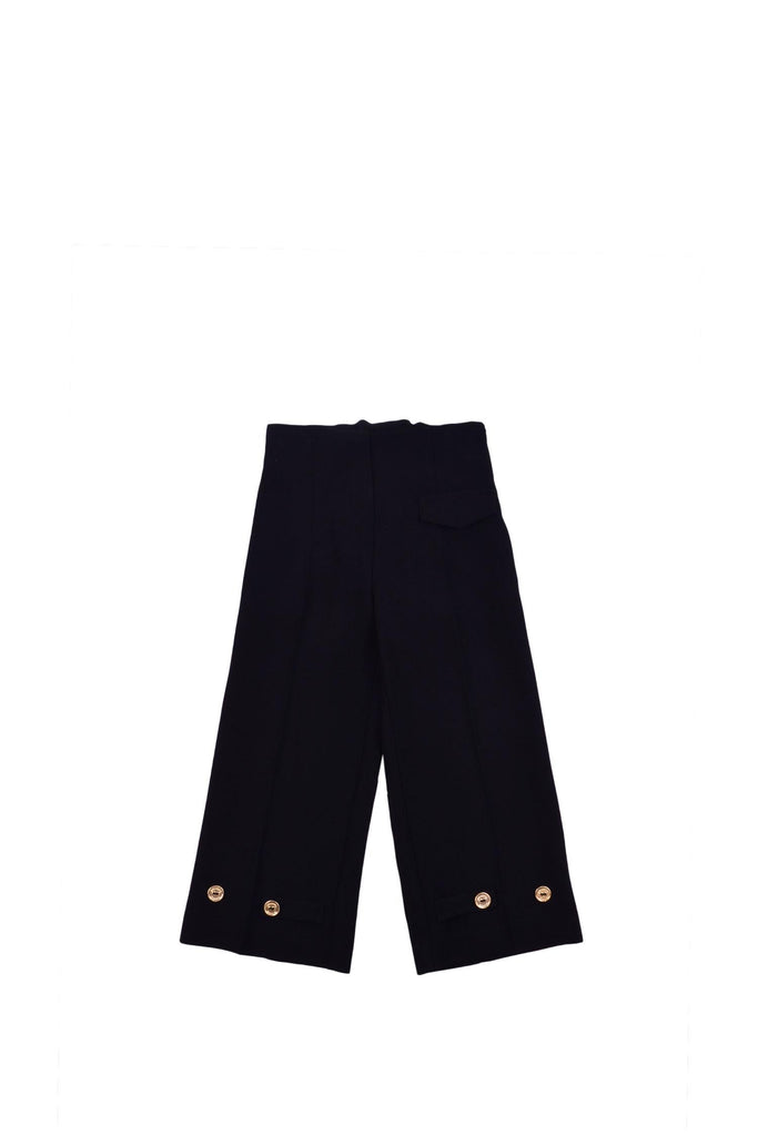 ELISABETTA FRANCHI La Mia Bambina PANTALONE LARGO IN CREPE CON B
