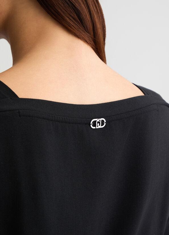 LIU JO ABITO JERSEY E GEORGETTE