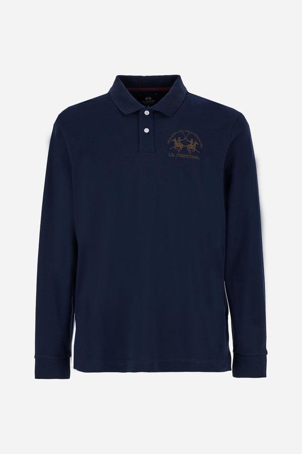 LA MARTINA MAN L/S POLO PIQUET STRETCH