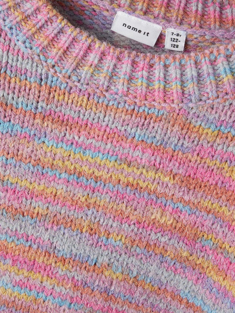 NAME.IT NKFLYDA LS SHORT O-NECK KNIT