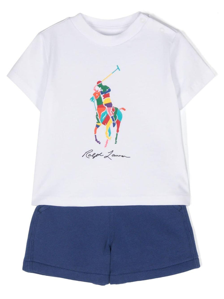 RALPH LAUREN SS CN SHORT-SETS-SHORT SET