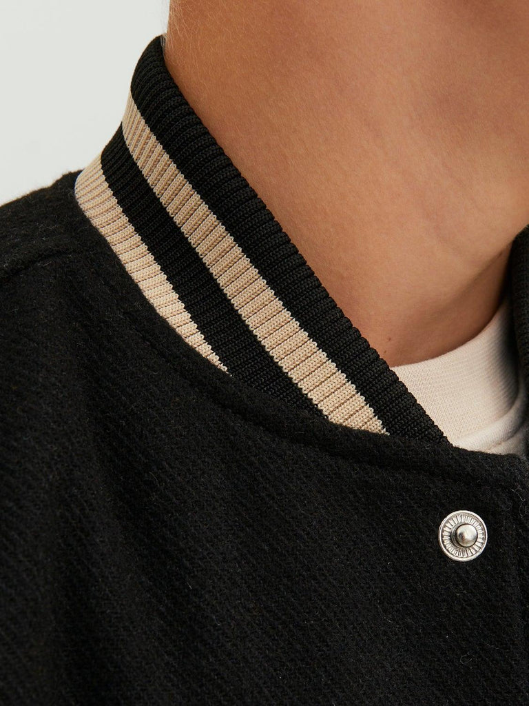 JACK JONES KIDS JORCOLLEGE WOOL BLEND BOMBER JACKET JNR