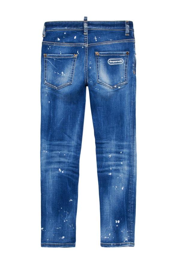 DSQUARED2 JUNIOR D2P118LM SKATER JEAN TROUSERS