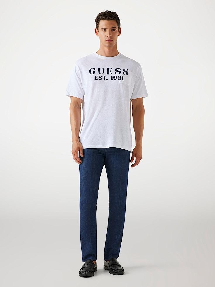 GUESS CN SL MARINA PRINT TEE
