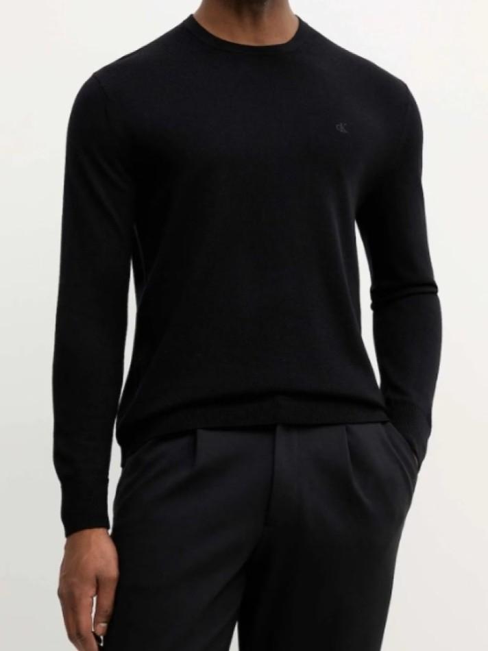 CALVIN KLEIN LS 100% MERINO CREW