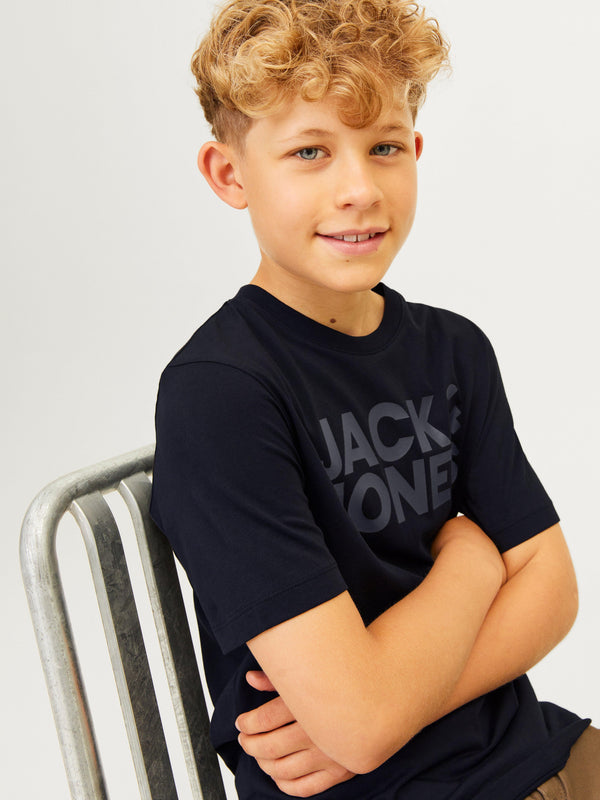 JACK JONES KIDS JJECORP LOGO TEE SS O-NECK NOOS JNR