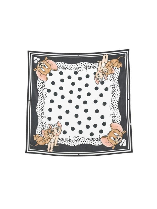 MONNALISA FOULARD A POIS RASO IN PO