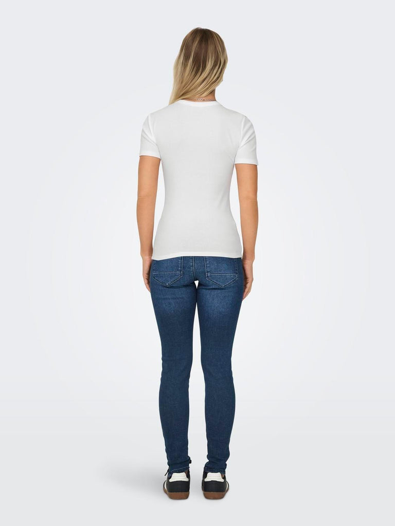 ONLY ONLEASY S/S O-NECK TOP BOX JRS