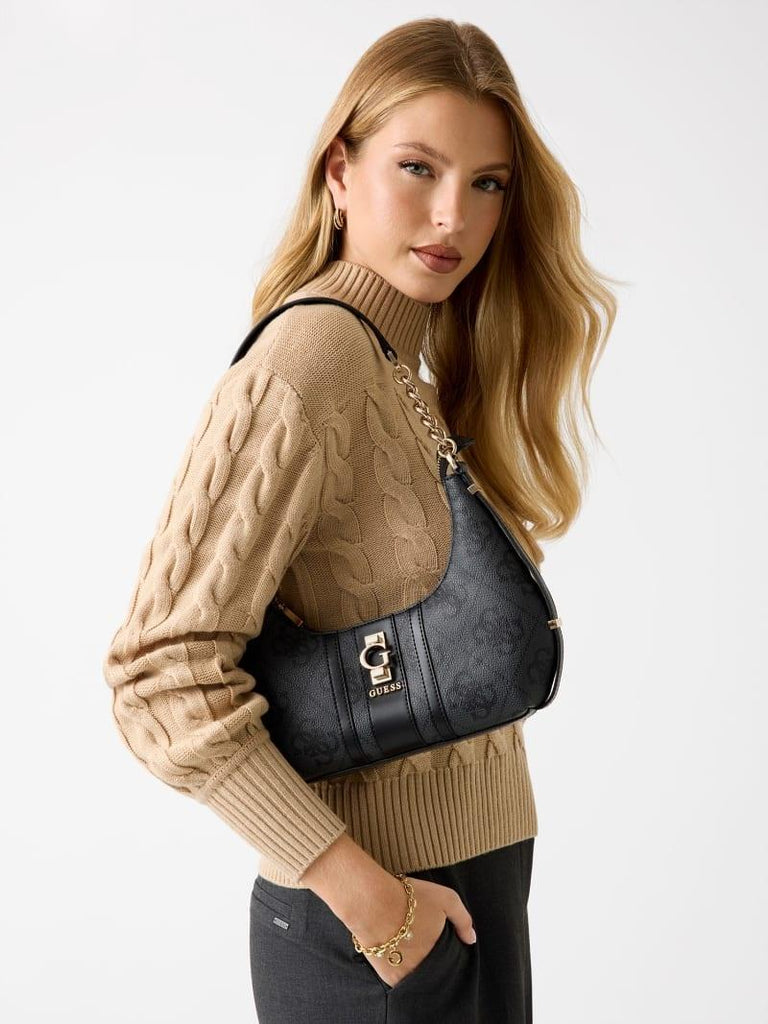 GUESS ERENIA TOP ZIP SHOULDER BAG