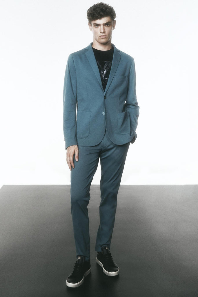 YES ZEE GIACCA UOMO TIPO CLASSICA, TASCHE APPLICATE