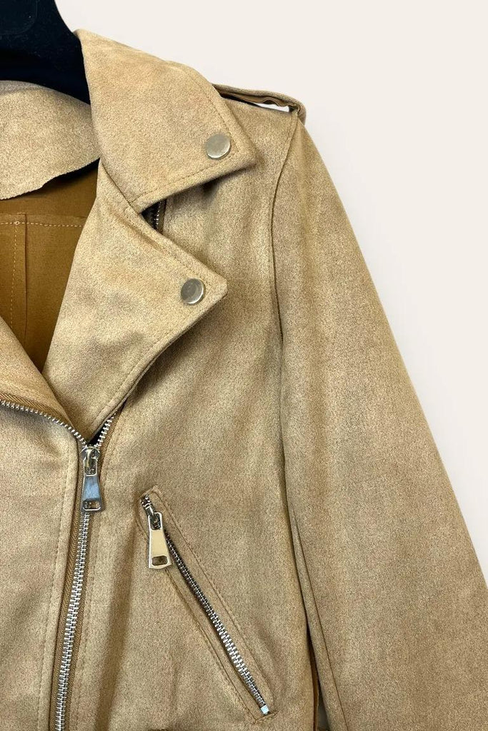 LOVEme Giacca chiodo in dainetto