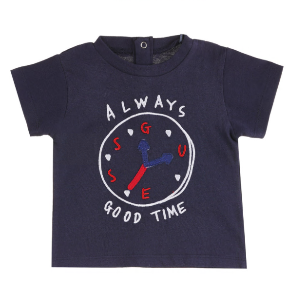 GUESS SET LS TSHIRT+BULL DENIM SHORT