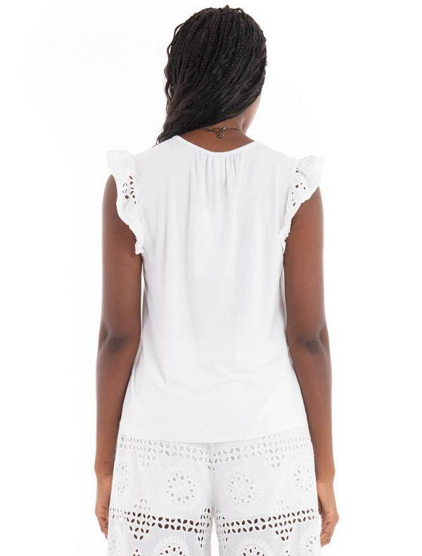 ONLY ONLMARGA ZINDY LIFE CAPSLEEVE TOP WVN