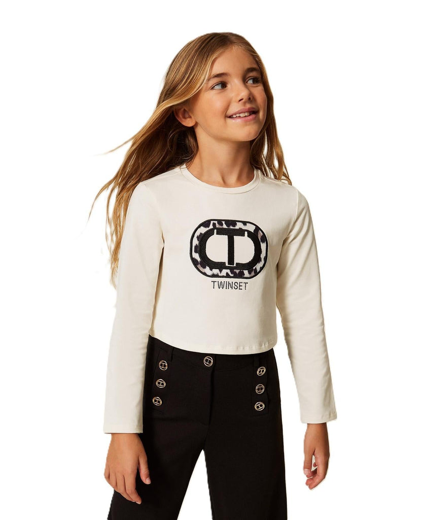TWINSET T-SHIRT CROPPED M/L