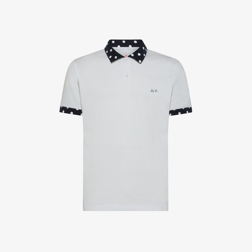SUN68 POLO COLLAR  JACQUARD EL.