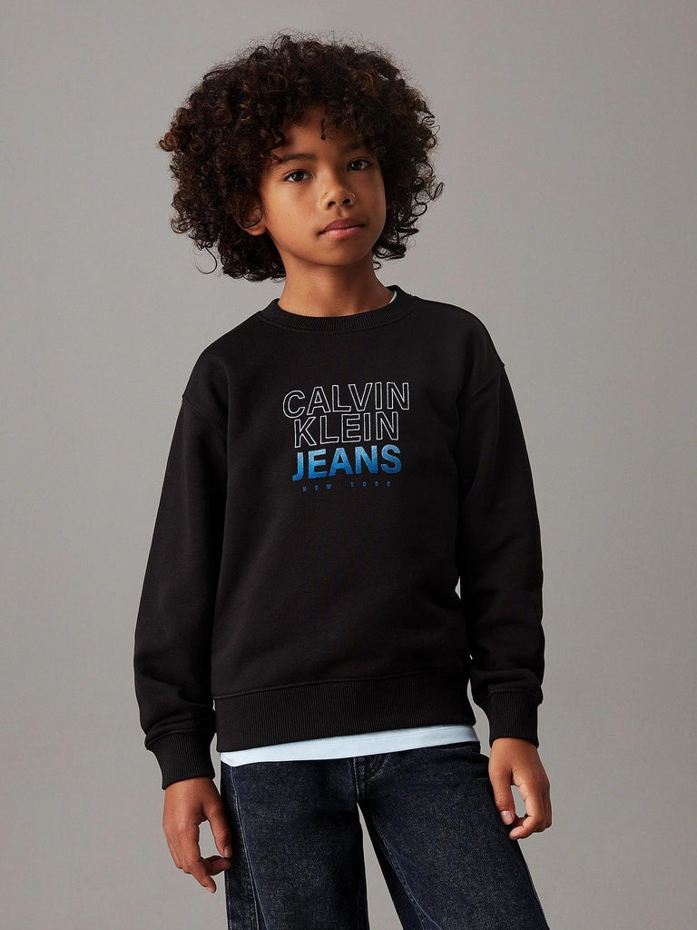 CALVIN KLEIN JEANS GRADIENT FLOCK LOGO CN